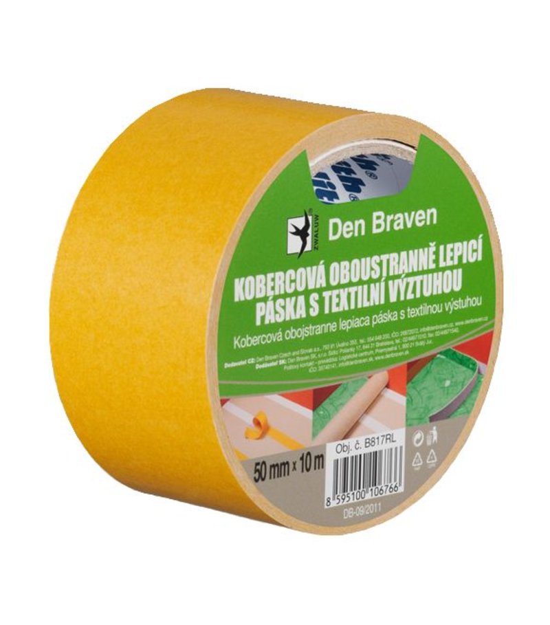 Den braven Den Braven, Páska kobercová obojstranná s textilnou výstuhou 50mm/25m