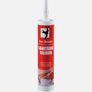 Den braven Den Braven, Sanitárny silikón biely 280ml