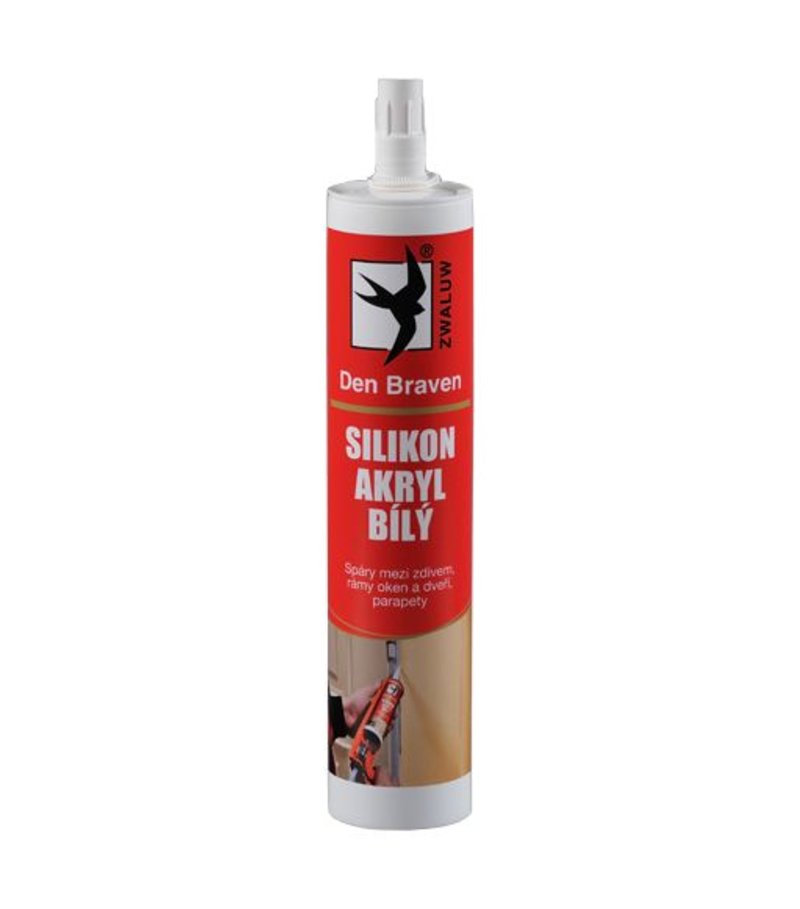 Den braven Den Braven, Silikón akrylový tmel biely 280ml
