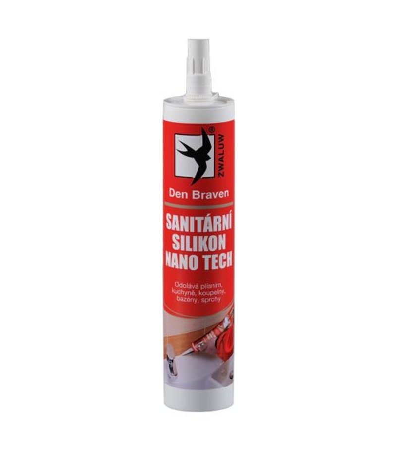 Den braven Den Braven, Silikón sanitárny Nano tech transparentný 280ml