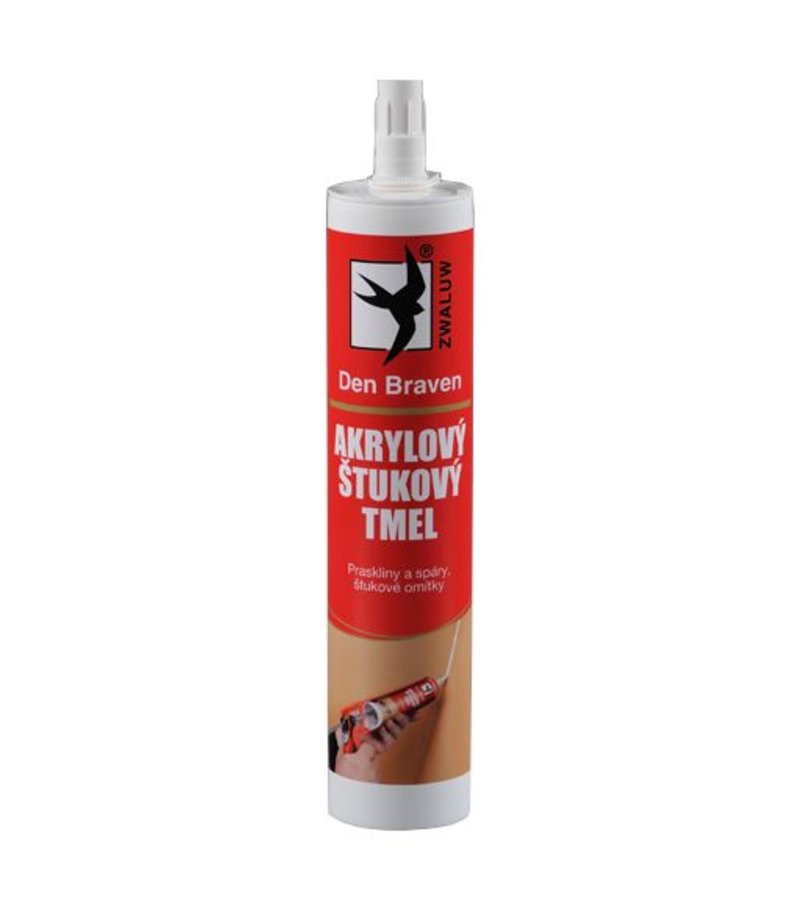 Den braven Den Braven, Tmel akrylový štukový biely 280ml