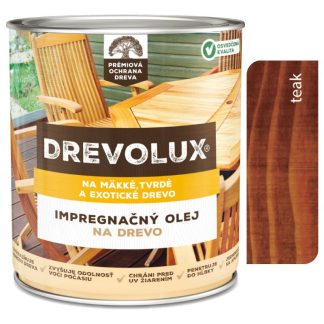 Chemolak Drevolux Impregnačný olej na drevo teak 0,6l