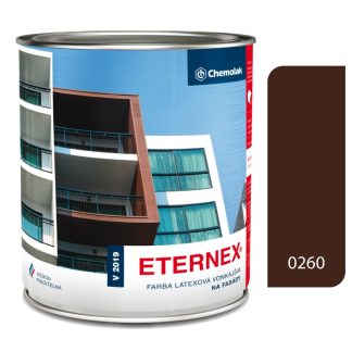 Chemolak Eternex V2019 0260 hnedá - latexová vonkajšia farba 0,8kg