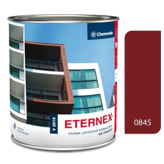 Chemolak Eternex V2019 0845 tmavočervená - latexová vonkajšia farba 0,8kg