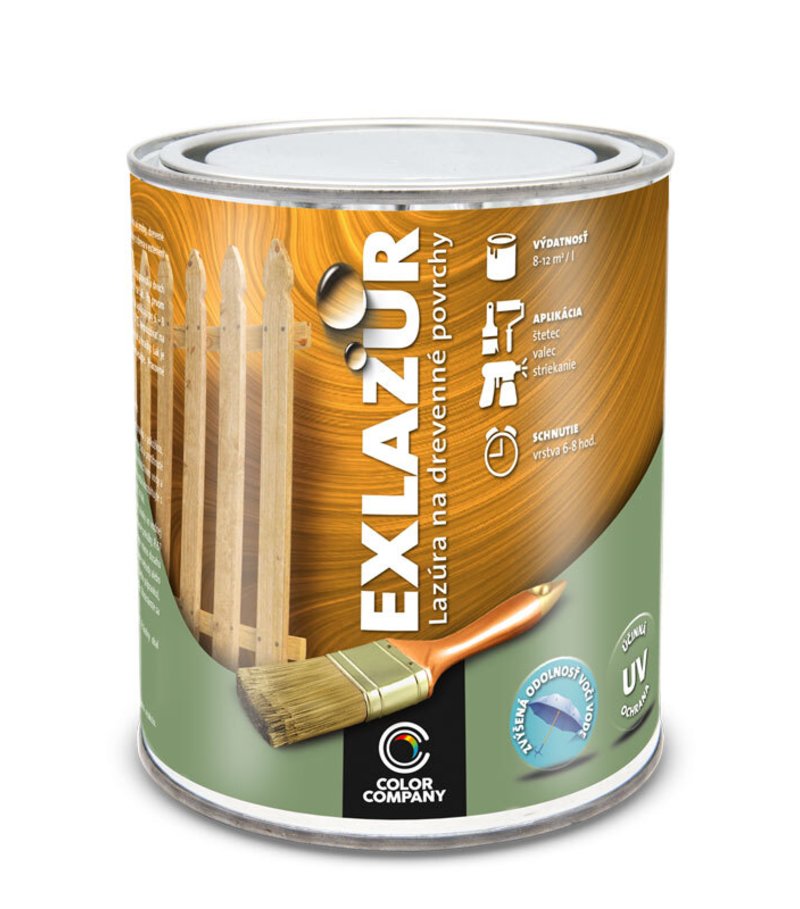 Color company EXLAZUR Tenkovrstvá olejová lazúra bezfarebná 0,6L