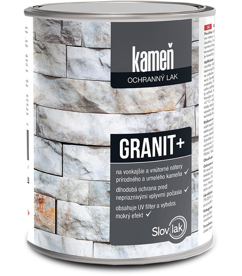 Slovlak Granit bezfarebný matný Lak na kameň interiér/exteriér 0,7l