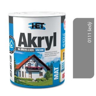 Het Akryl mat 0111 šedá 0,7kg