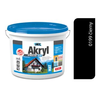 Het Akryl mat 0199 3kg čierna