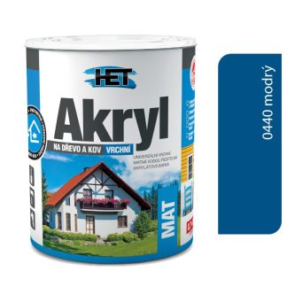 Het Akryl mat 0440 0,7kg modrá