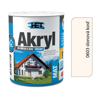 Het Akryl mat 0603 slonová kosť 0,7kg