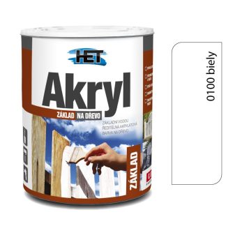 Het akryl zakl.na drevo 0100 0,7kg biela