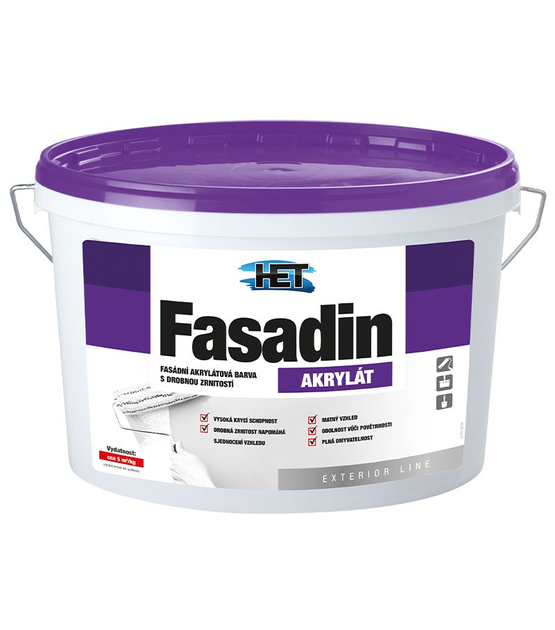 Het Fasadin - Fasádna akrylátová farba 7kg