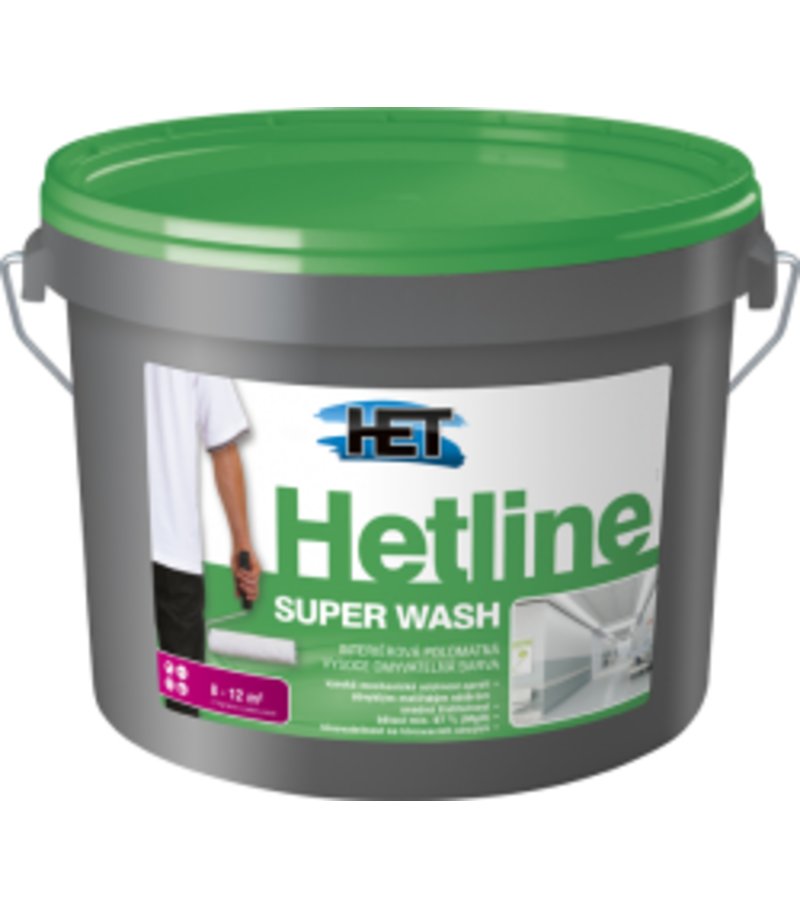Het line Super Wash 5kg - umývateľná farba na steny/báza A