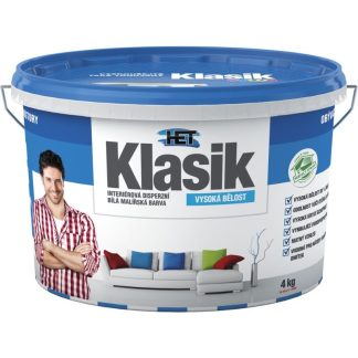 Het Klasik biely, Interiérová biela farba, 4kg