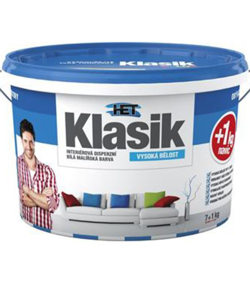 Het Klasik biely, Interiérová farba 12kg
