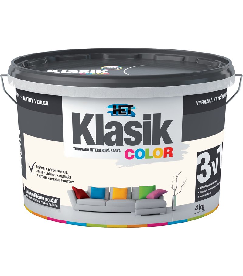 Het Klasik Color 0228 béžový mandľový 4kg