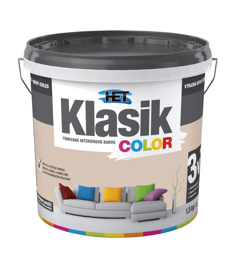 Het Klasik Color 0238 béžový muškátový 1,5kg