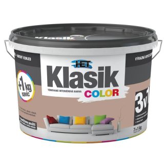 Het Klasik Color 0257 hnedý orechový 7kg+1kg
