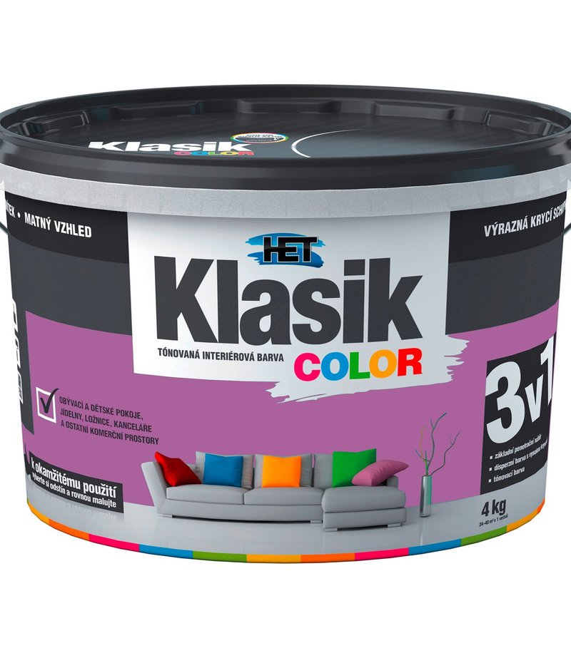 Het Klasik Color 0317 purpurový 4kg