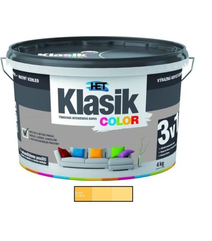 Het Klasik Color 0628 žltý 4kg