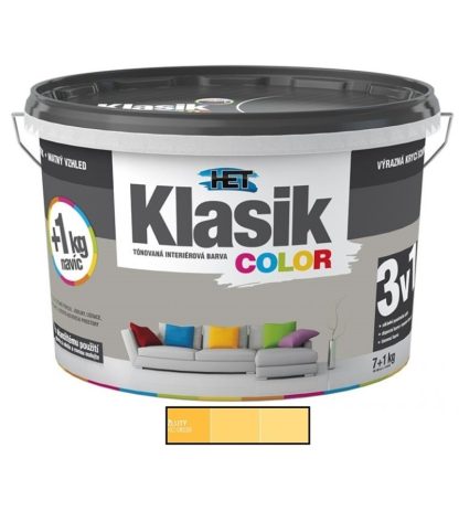 Het Klasik Color 0628 žltý 7kg+1kg