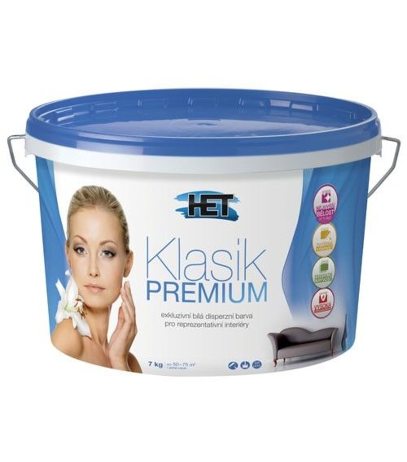Het Klasik Premium 15+3kg - interiérová superbiela farba
