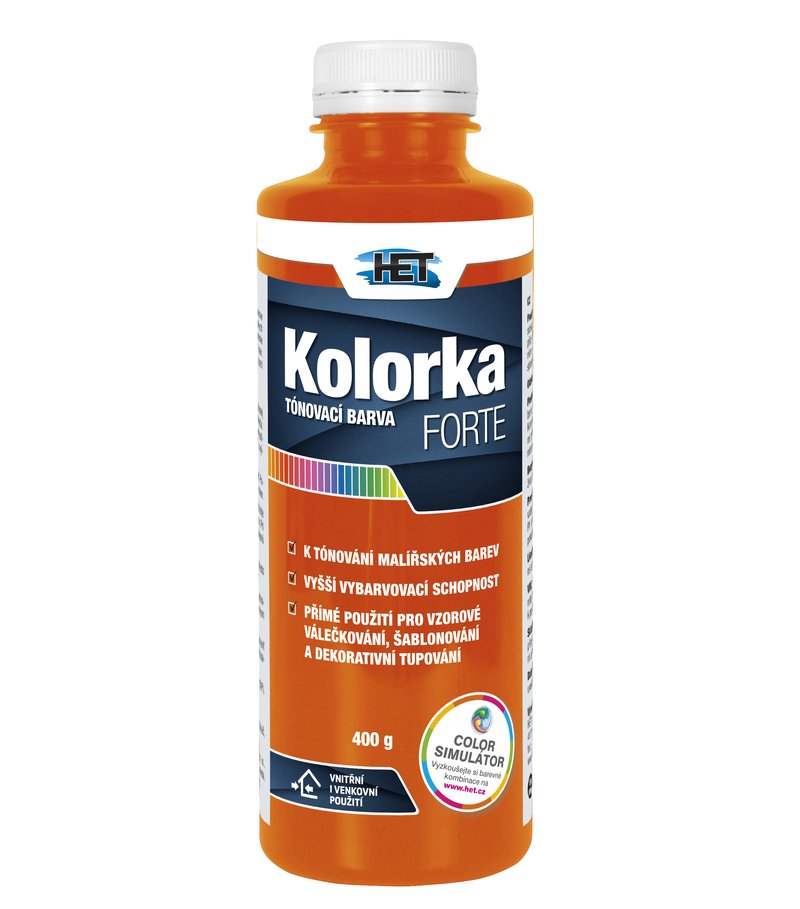 Het Kolorka Forte 0766 marhuľová 400g