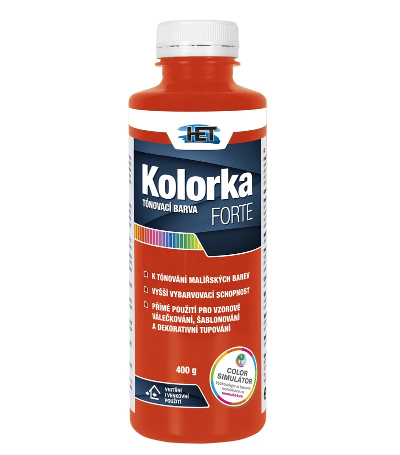 Het Kolorka Forte 0796 oranžová 400g