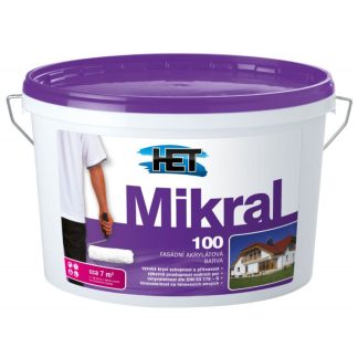Het Mikral 100 3kg - Hladká fasádna akrylátová farba 3kg