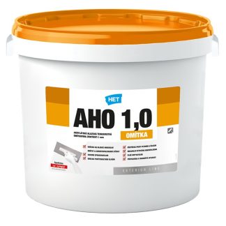 Het Omietka AHO 1 25kg - akrylátová hladená tenkovrstvá omietka zrnitosť 1mm