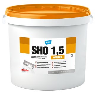 Het Omietka SHO 1,5 - Silikónová hladená tenkovrstvá omietka zrnitosť 1,5mm 25kg