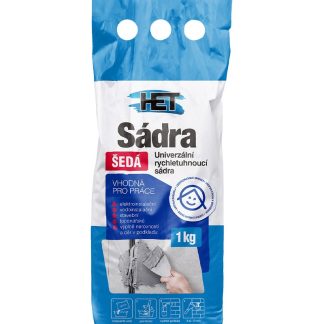Het Sádra štukatérska šedá 1kg