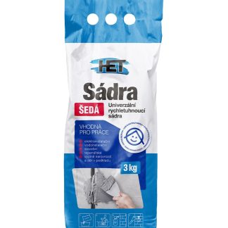 Het Sádra štukatérska šedá 3kg