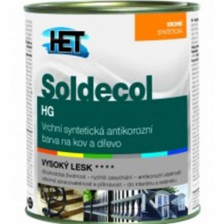 Het Soldecol HG 9110 hliníkový 0,75l - syntetická lesklá farba