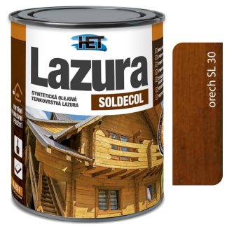 Het Soldecol lazúra SL30 orech - Tenkovrstvá lazúra 0,75l
