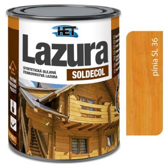 Het Soldecol lazúra SL36 pínia - Tenkovrstvá lazúra 2,5l