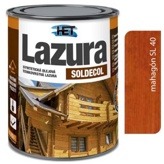 Het Soldecol lazúra SL40 mahagón - Tenkovrstvá lazúra 0,75l