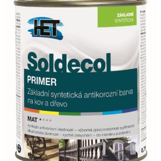 Het Soldecol Primer 0100 biely 0,75l - základná syntetická farba
