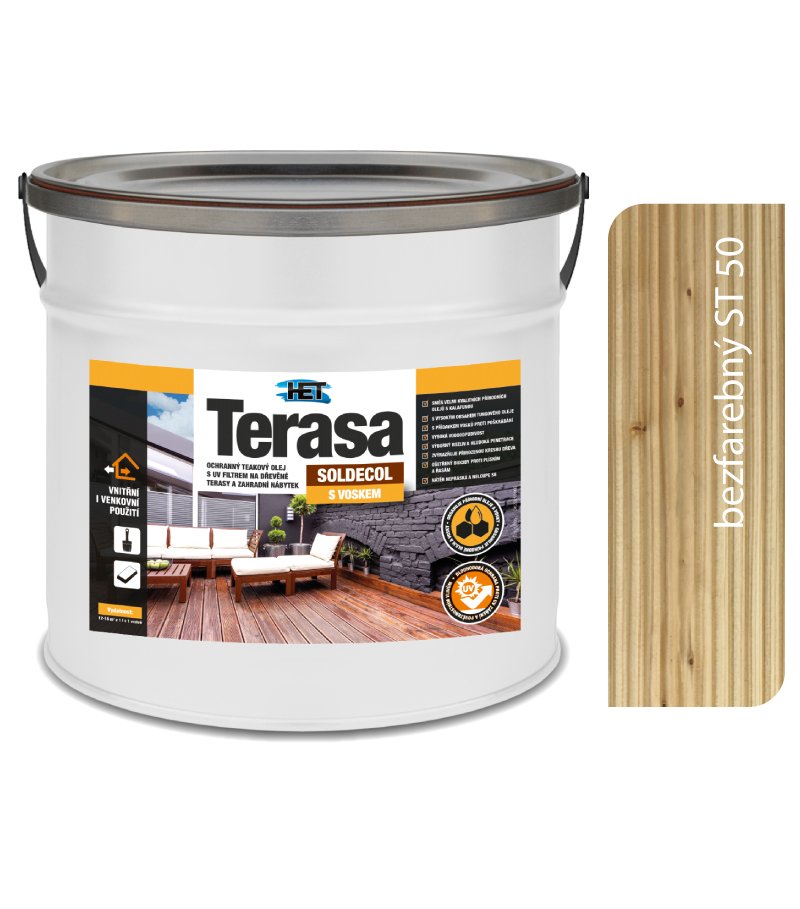 Het Soldecol TERASA ST 50 - bezfarebný 2,5l