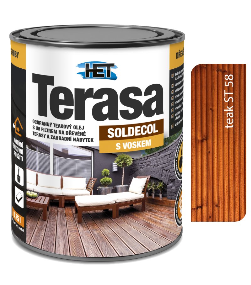 Het Soldecol TERASA ST 58- teak 0,75l