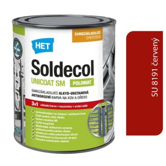 Het Soldecol Unicoat SM SU 8191 červený 2,5l