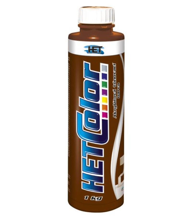 Het Hetcolor tmavohnedý 0280 - Tónovacia farba 1kg