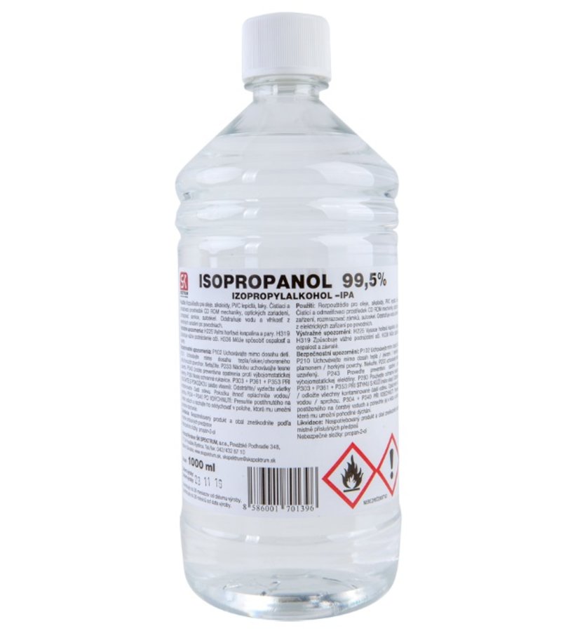 Šk spektrum Isopropanol 99,9% (izopropylalkohol, IPA) 1000ml