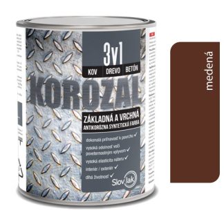 Slovlak Korozal 3v1 medená 0,75l