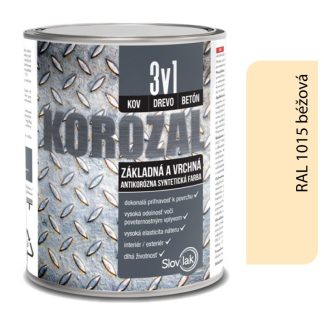 Slovlak Korozal 3v1 RAL 1015 béžový 2,5l