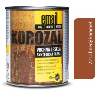 Slovlak Korozal EMAIL 2215 hnedý karamel 3kg