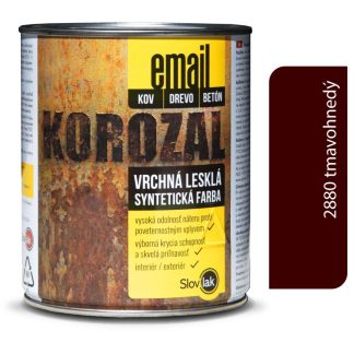 Slovlak Korozal EMAIL 2880 tmavohnedý 0,75kg