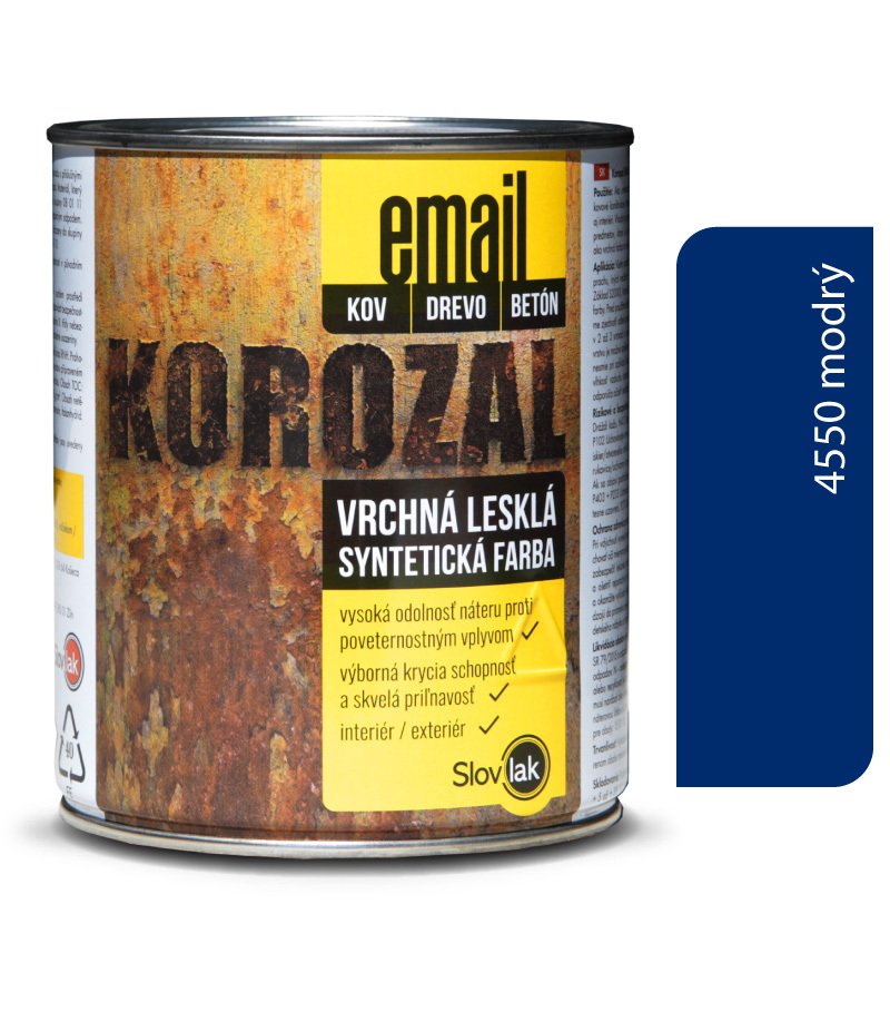 Slovlak Korozal EMAIL 4550 modrý 3kg