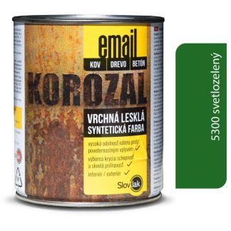 Slovlak Korozal EMAIL 5300 svetlozelený 0,75kg