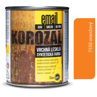 Slovlak Korozal EMAIL 7550 oranžový 0,75kg